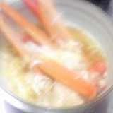 食べ終わった蟹殻で！！ 紅ずわい 味噌汁作り方☆彡